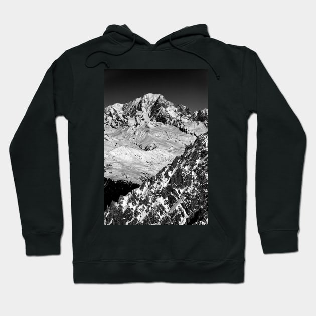 Mont Blanc Meribel French Alps France Hoodie by Andy Evans Photos